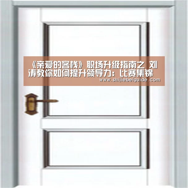 《亲爱的客栈》职场升级指南之 刘涛教你如何提升领导力:比赛集锦(图1) 比赛集锦